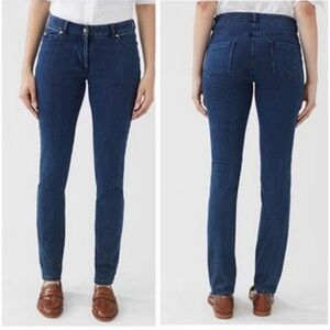 J. MCLAUGHLIN LEXI SKINNY JEANS, dark wash size 8